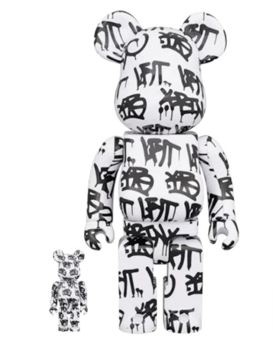 Sculpture bearbrick 400+100% Lfyt x Krink ArtAndToys