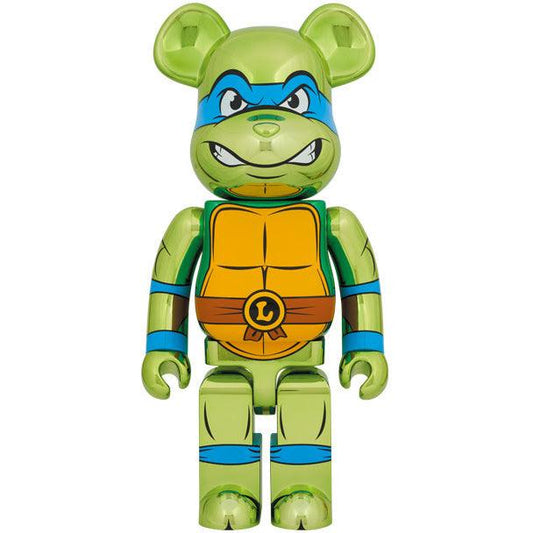 Sculpture 1000% Bearbrick - Leonardo Chrome - ArtAndToys