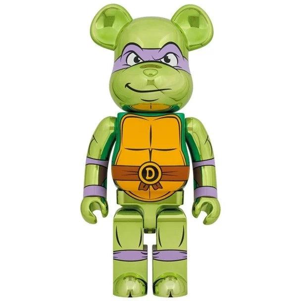 Sculpture 1000% Bearbrick - Donatello Chrome - ArtAndToys