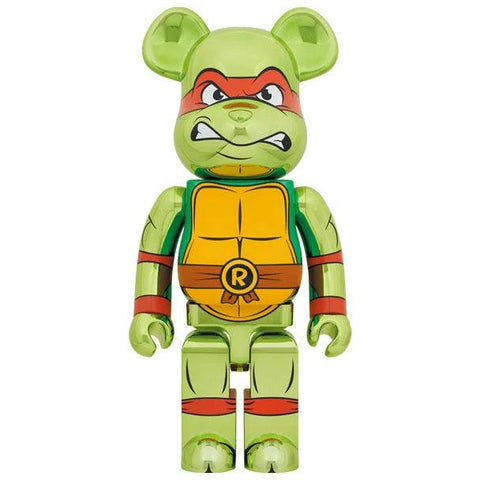 Sculpture 1000% Bearbrick - Raphael Chrome - ArtAndToys