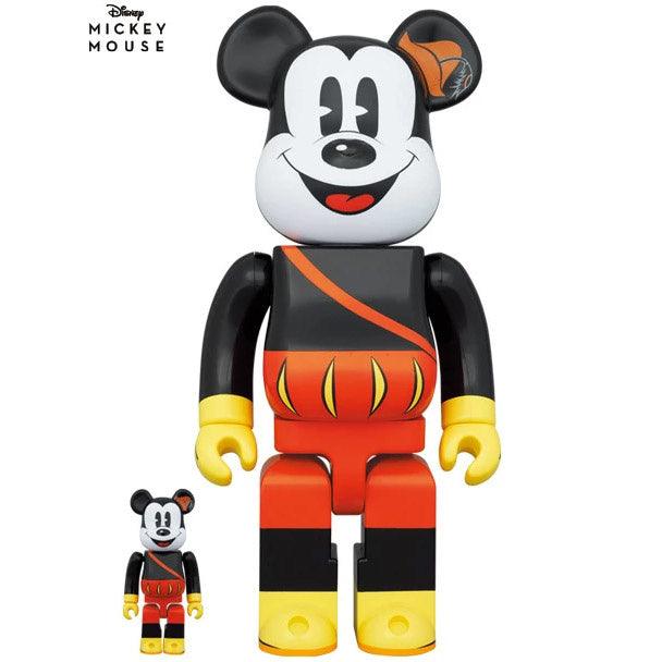 Sculpture 400% & 100% Bearbrick Set Mickey Mouse The Bard - ArtAndToys