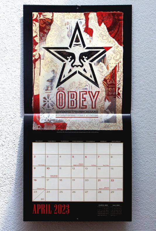 2023 WALL CALENDAR by SHEPARD FAIREY alias OBEY ArtAndToys