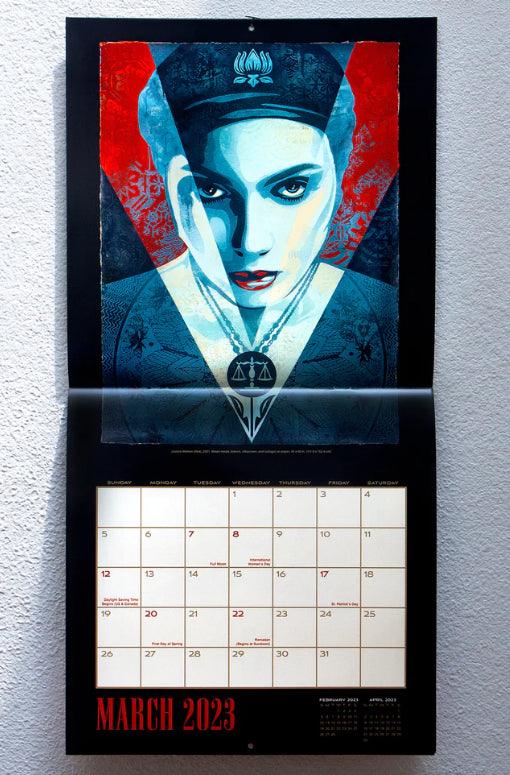 2023 WALL CALENDAR by SHEPARD FAIREY alias OBEY ArtAndToys