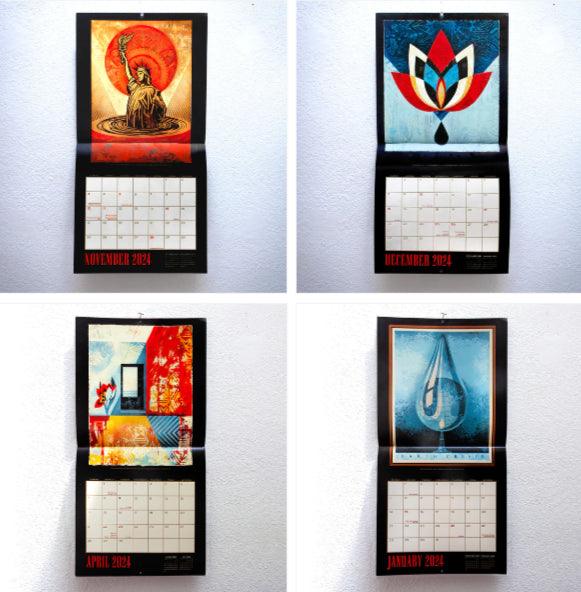 2024 WALL CALENDAR by SHEPARD FAIREY alias OBEY [PRESALE] ArtAndToys