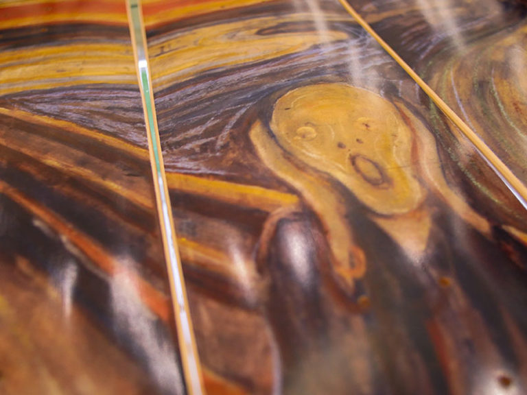 Edvard Munch Skateboard Triptych – CThe Scream (1893)