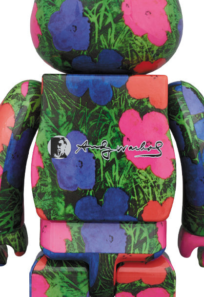 400+100% Bearbrick - Andy Warhol Flowers[PRE-ORDER]