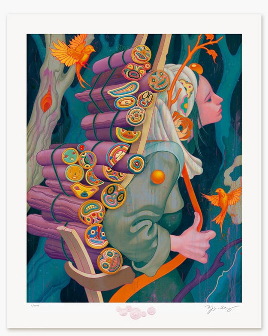 Print KINDLING III by JAMES JEAN