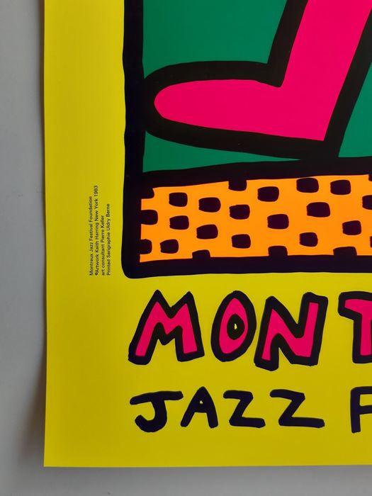 Print MONTREUX JAZZ FESTIVAL 1983 GREEN par ketih Haring