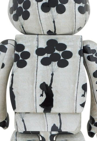 Sculpture 1000% Bearbrick - Flying Balloon Girl (Banksy) [Pre Order]