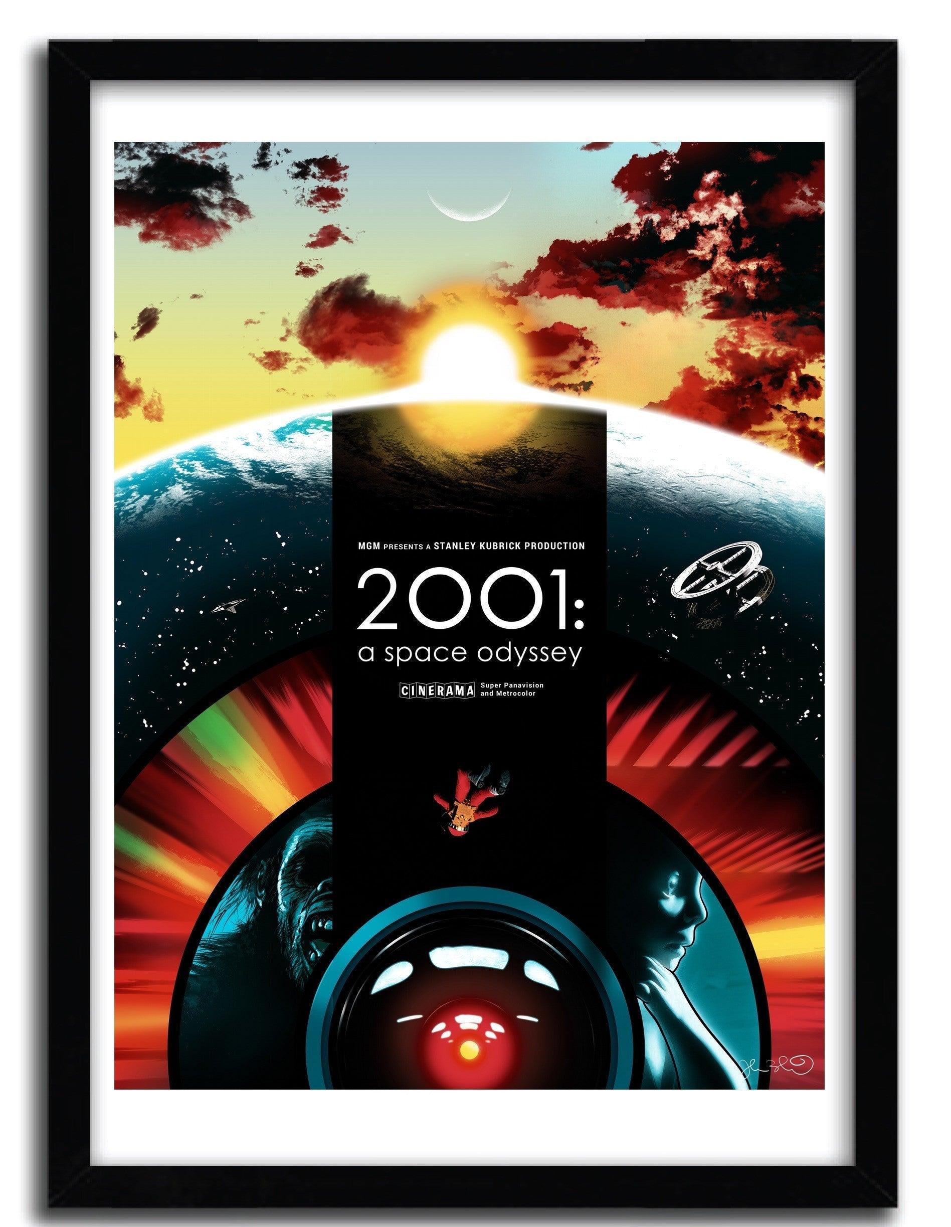 Affiche 2001 par JOSHUA BUDICH ArtAndToys