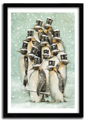 Affiche A GATHERING IN THE SNOW by Eric Fan ArtAndToys
