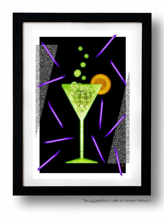 Affiche ACID DRINK par Rubiant ArtAndToys