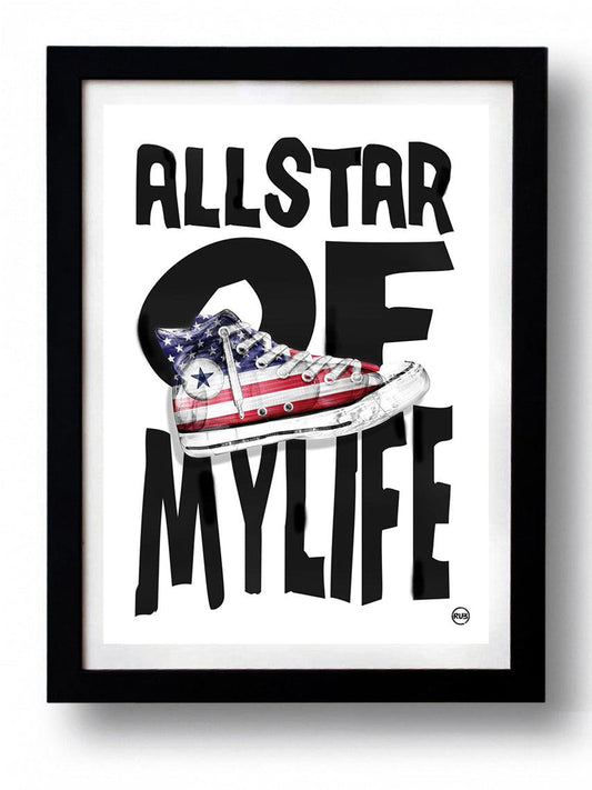 Affiche ALL STAR OF MY LIFE par Rubiant ArtAndToys