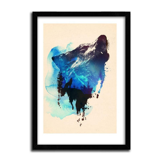 Affiche ALONE AS A WOLF by ROBERT FARKAS ArtAndToys