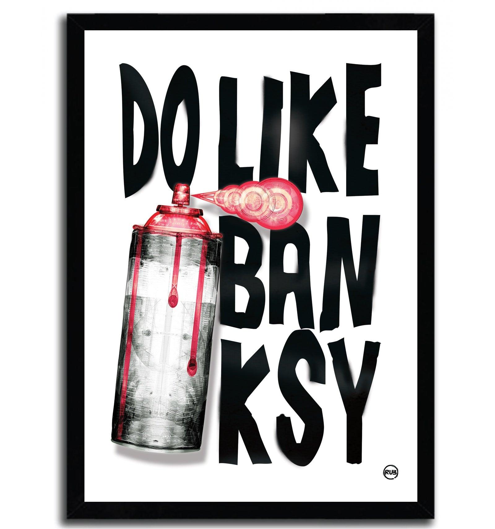 Affiche ARTPRINT BANKSY par Rubiant ArtAndToys