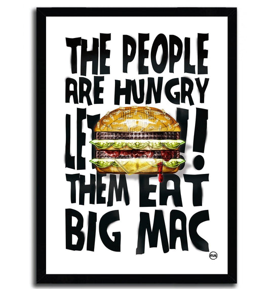 Affiche ARTPRINT BIG MAC  par Rubiant ArtAndToys