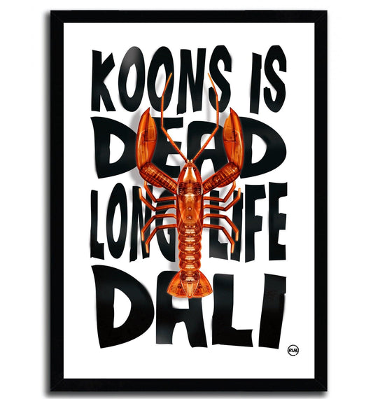 Affiche ARTPRINT KOONS VS DALI   par Rubiant ArtAndToys