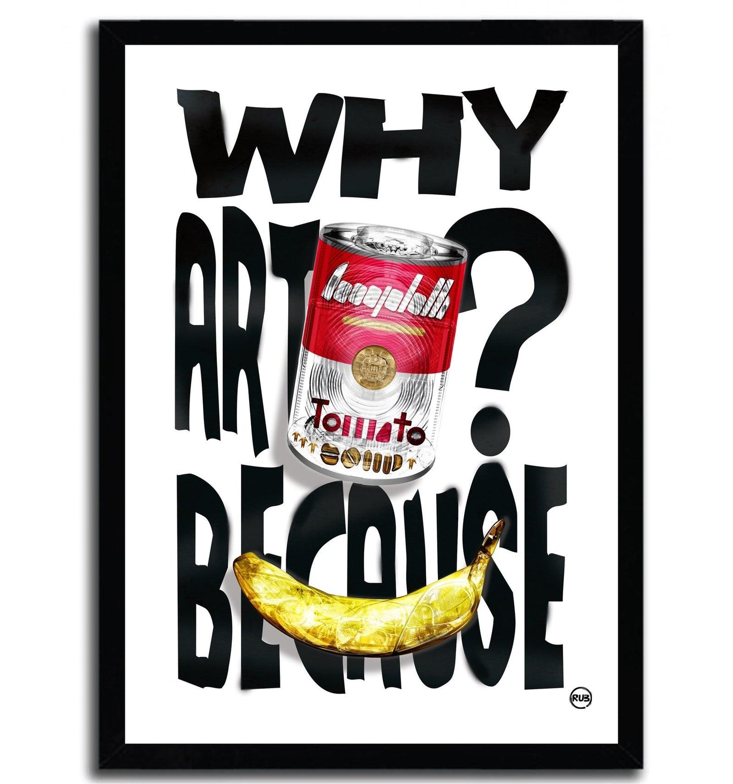 Affiche ARTPRINT POP ART par Rubiant ArtAndToys