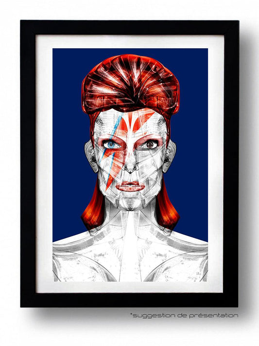 Affiche B STARMAN par Rubiant ArtAndToys