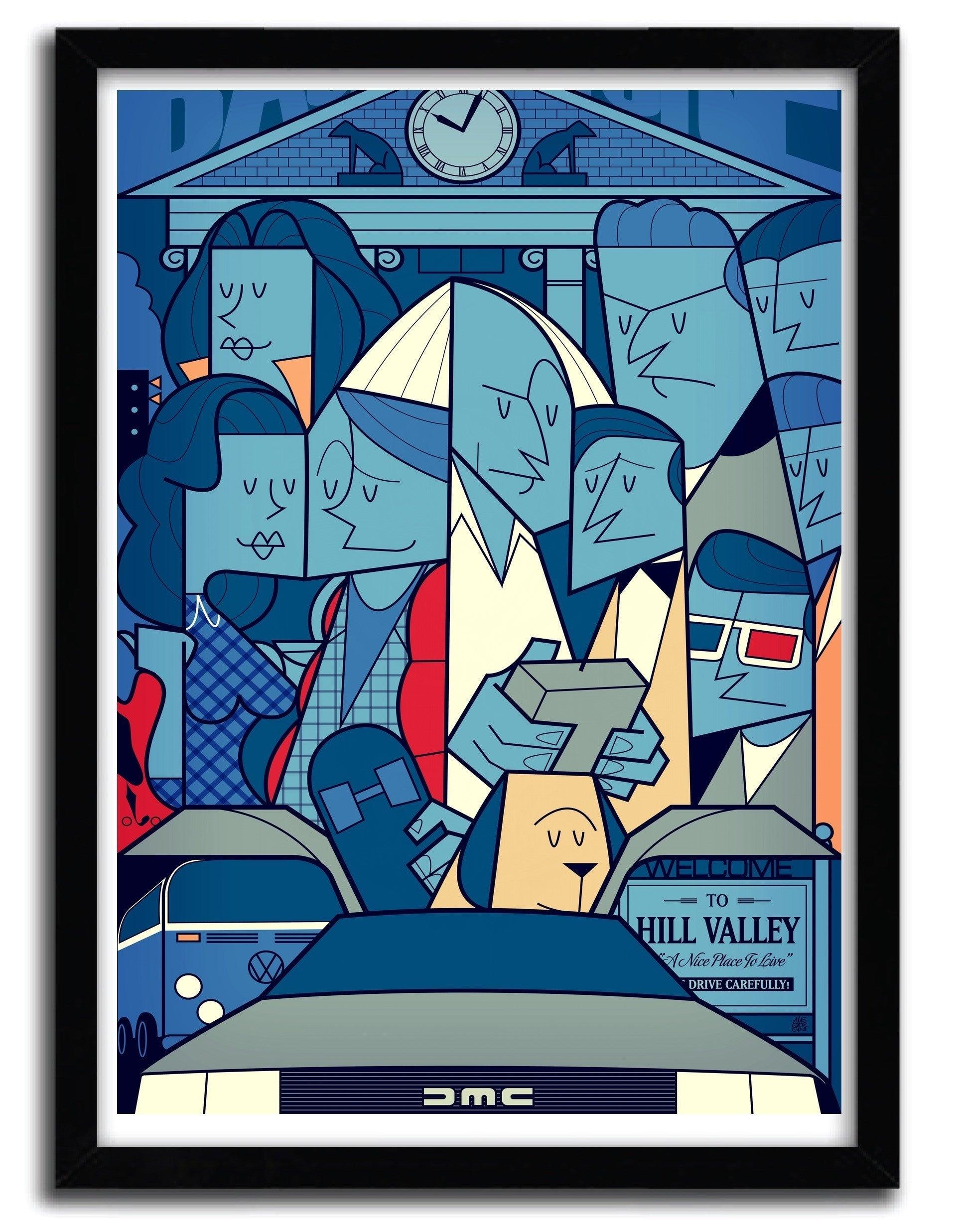 Affiche BACK TO THE FUTURE par Ale Giorgini ArtAndToys