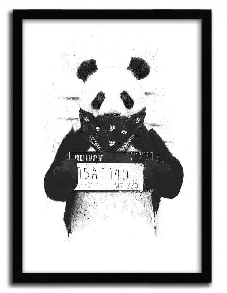 Affiche BAD PANDA  par BALAZS SOLTI ArtAndToys