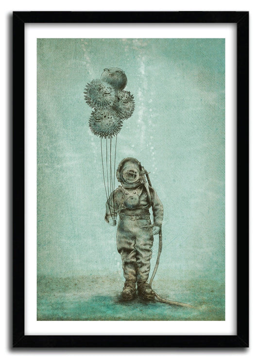 Affiche BALLOON FISH by Eric Fan ArtAndToys