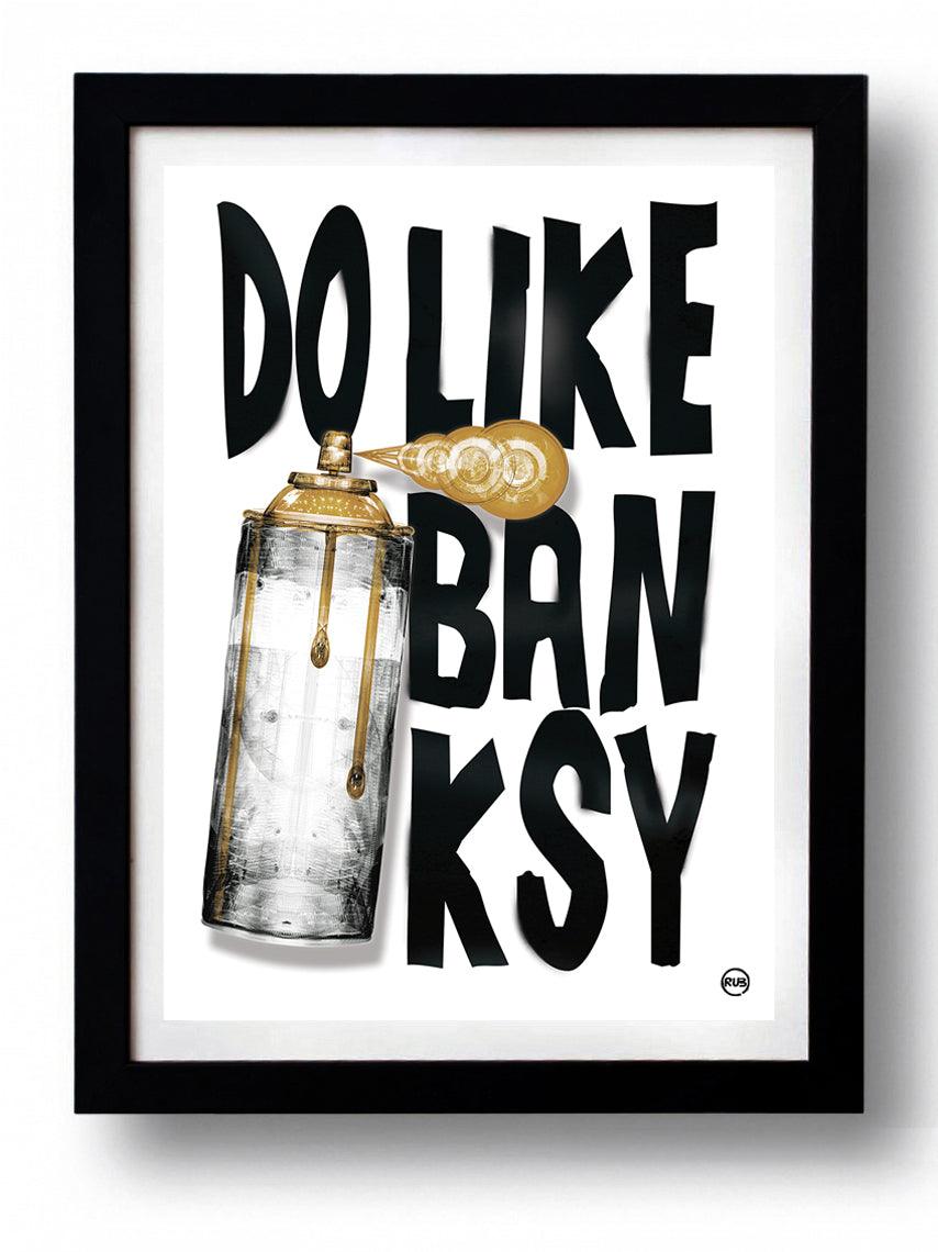 Affiche BANKSY GOLD  par Rubiant ArtAndToys