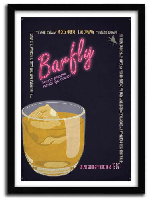 Affiche BARFLY by AYCAN YILMAZ ArtAndToys