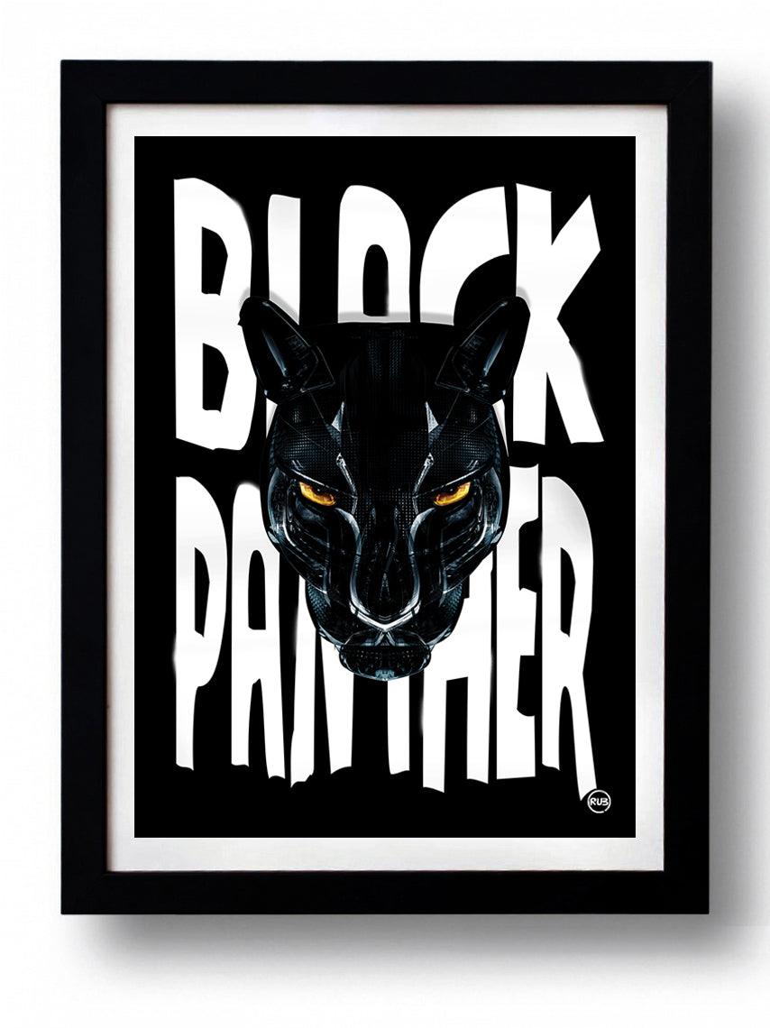 Affiche BLACK PANTHER par Rubiant ArtAndToys