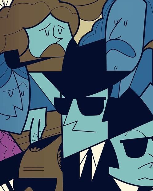 Affiche BLUES BROTHERS par Ale Giorgini ArtAndToys