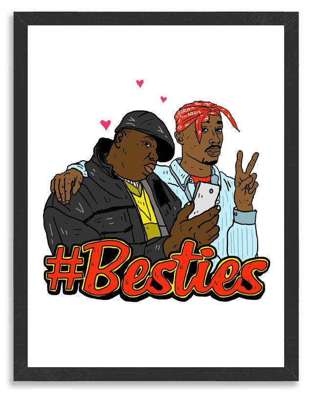 Affiche Biggy & Tupac par Nick CCOZZA ArtAndToys