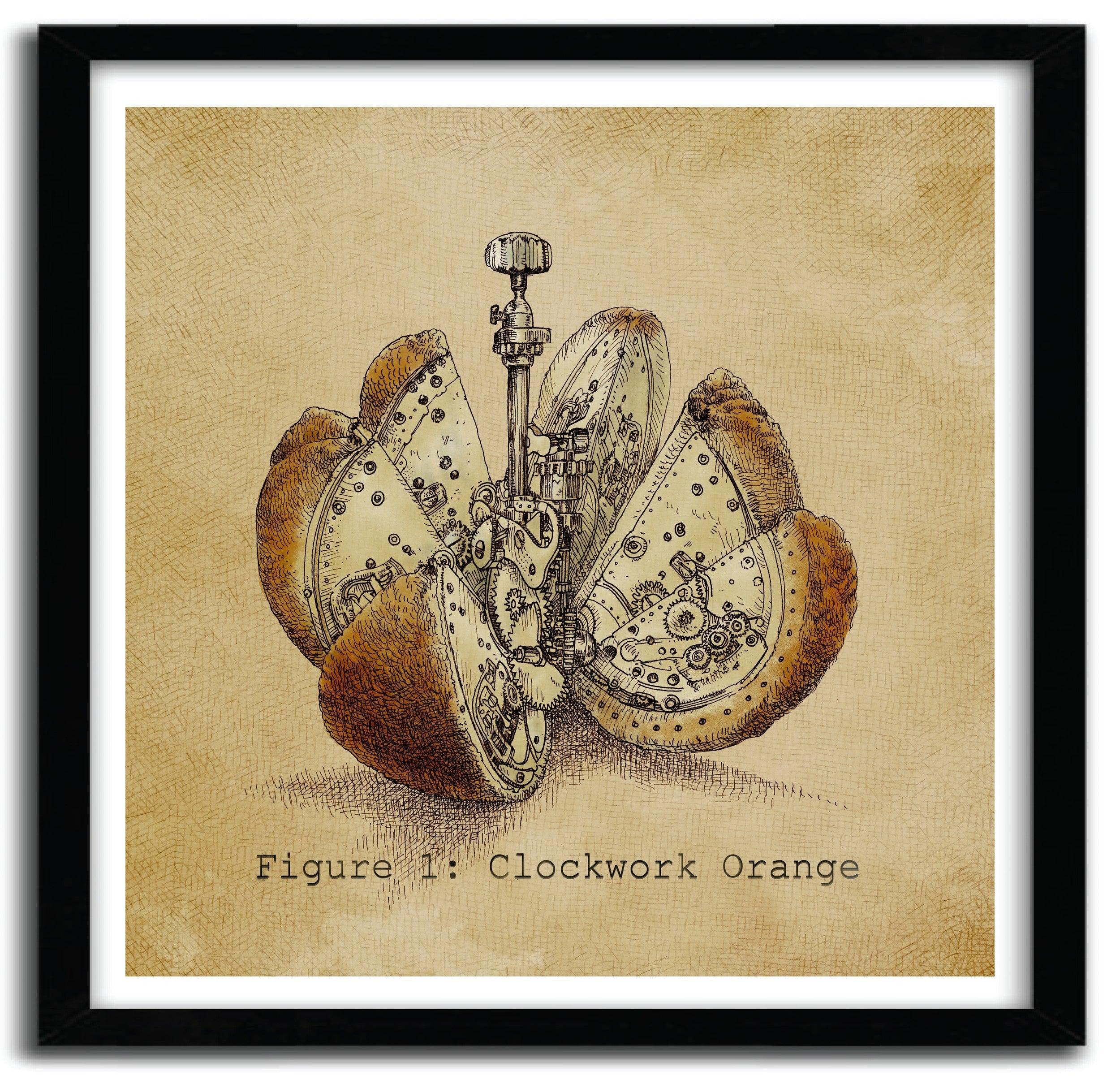 Affiche CLOCKWORK ORANGE by Eric Fan ArtAndToys