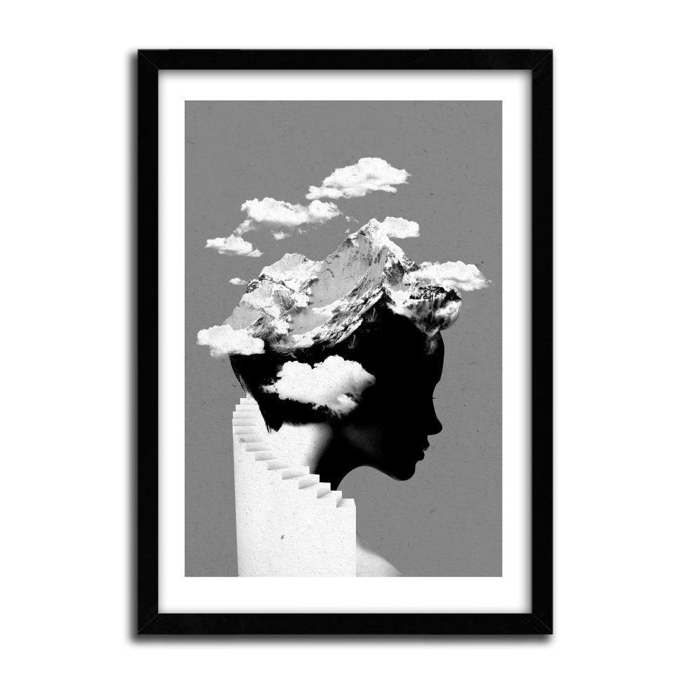 Affiche CLOUDY by ROBERT FARKAS ArtAndToys