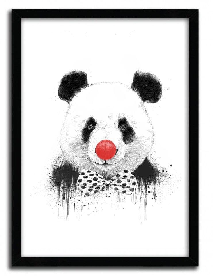 Affiche CLOWN PANDA par BALAZS SOLTI ArtAndToys