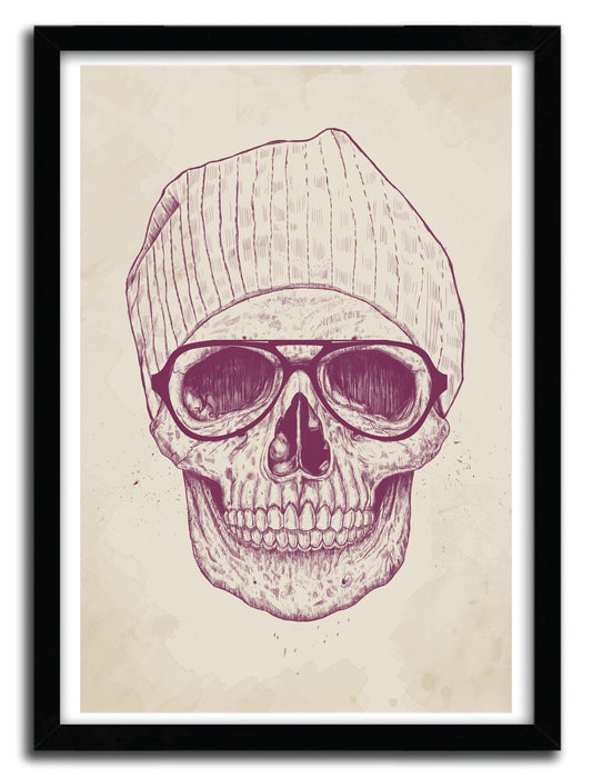 Affiche COOL SKULL par BALAZS SOLTI ArtAndToys