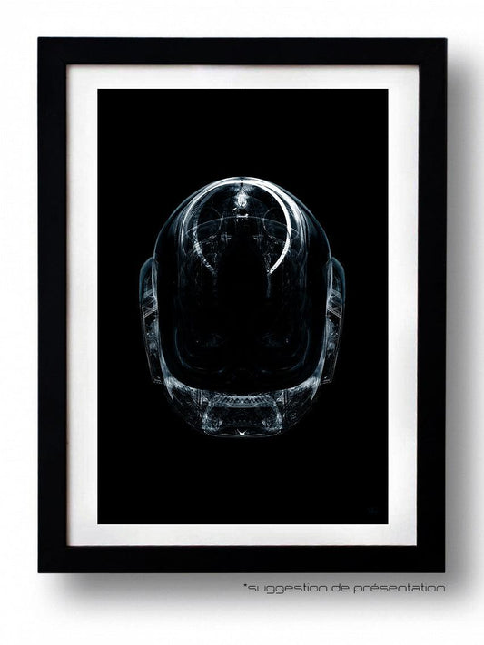 Affiche DAFT BLACK FACE 2 par Rubiant ArtAndToys