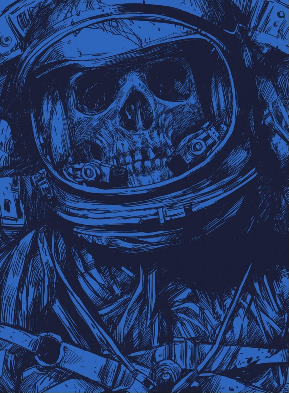 Affiche DEAD ASTRONAUT by CARBINE ArtAndToys