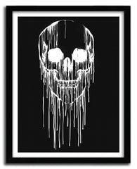 Affiche DRIPPING SKULL B by CARBINE ArtAndToys