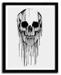 Affiche DRIPPING SKULL by CARBINE ArtAndToys