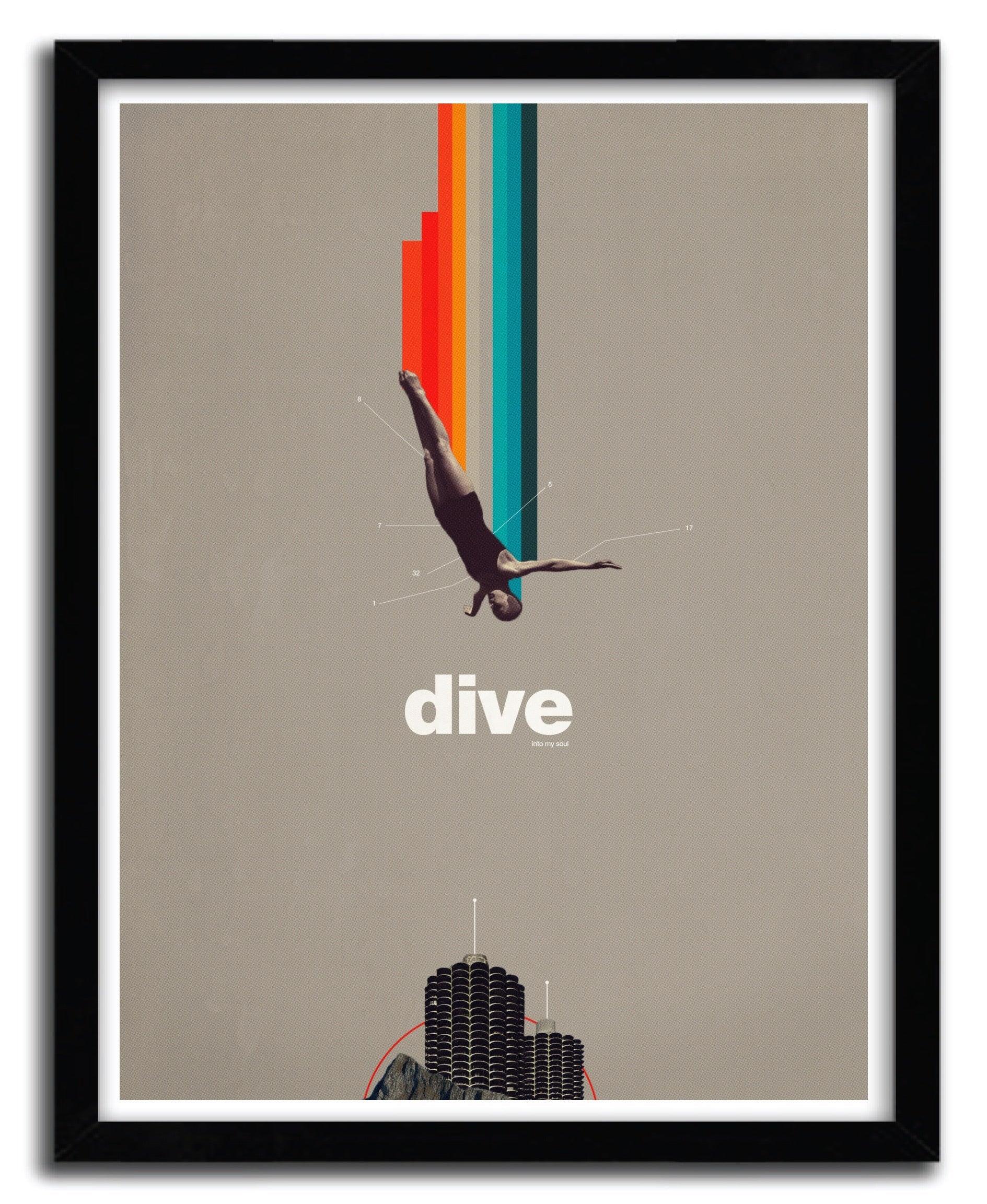 Affiche Dive Into My Soul by FRANK MOTH ArtAndToys