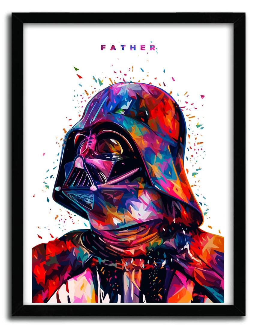 Affiche FATHER White par Alessandro Pautasso ArtAndToys