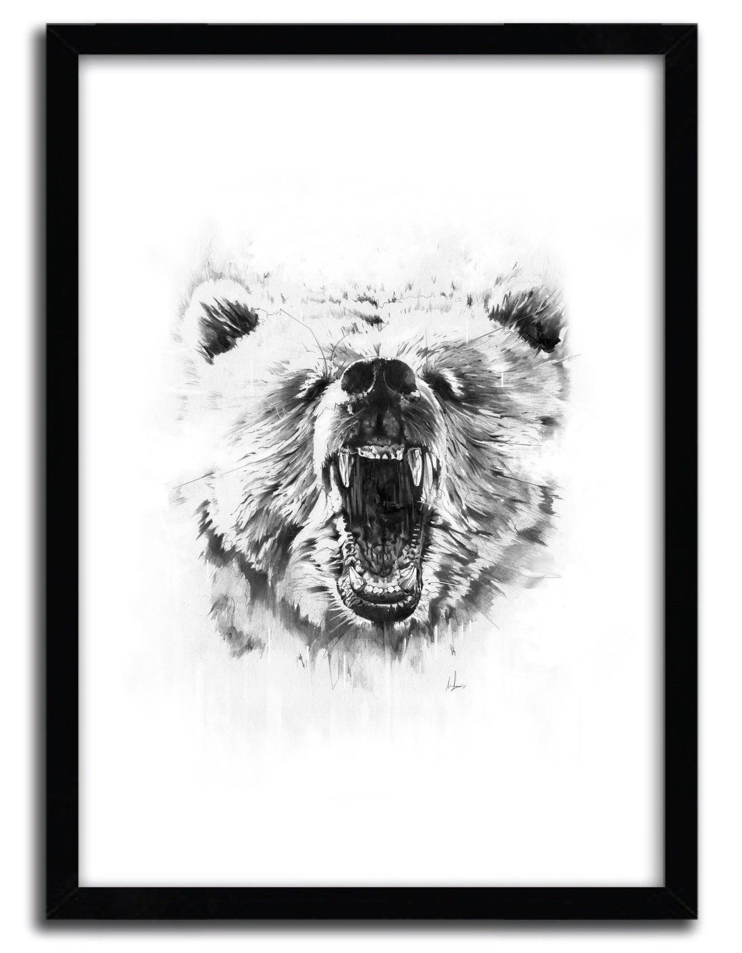 Affiche GRIZZLY par ALEXIS MARCOU ArtAndToys