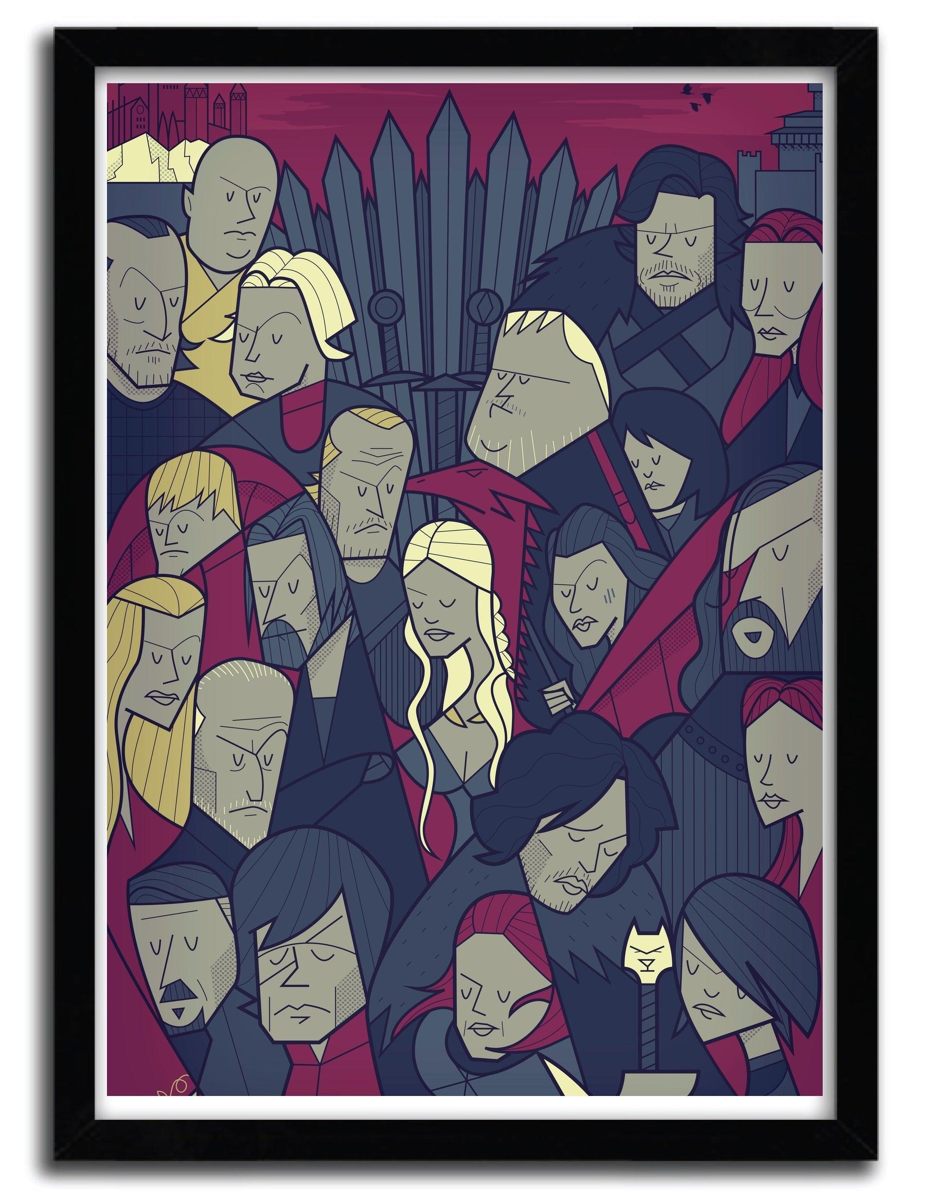 Affiche Game Of Thrones par Ale Giorgini ArtAndToys