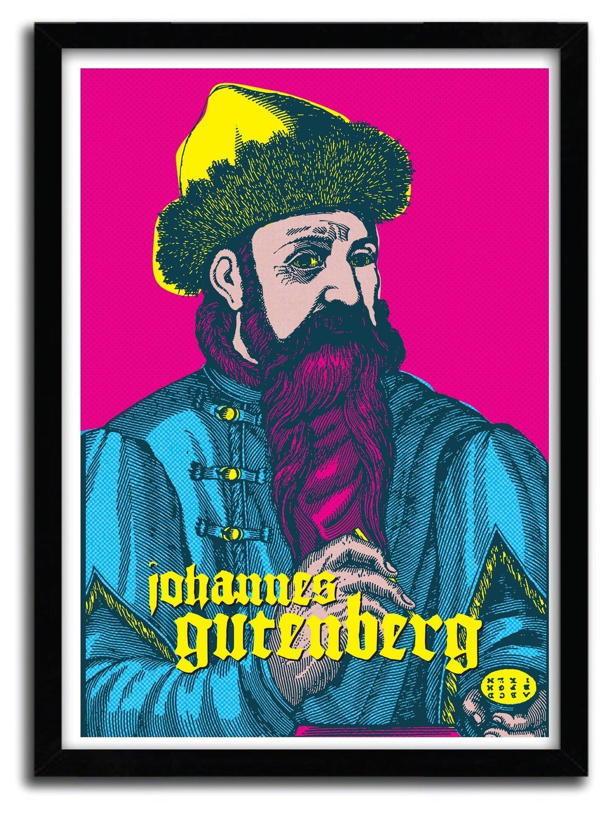 Affiche Gutenberg par Francesco Stefanini ArtAndToys
