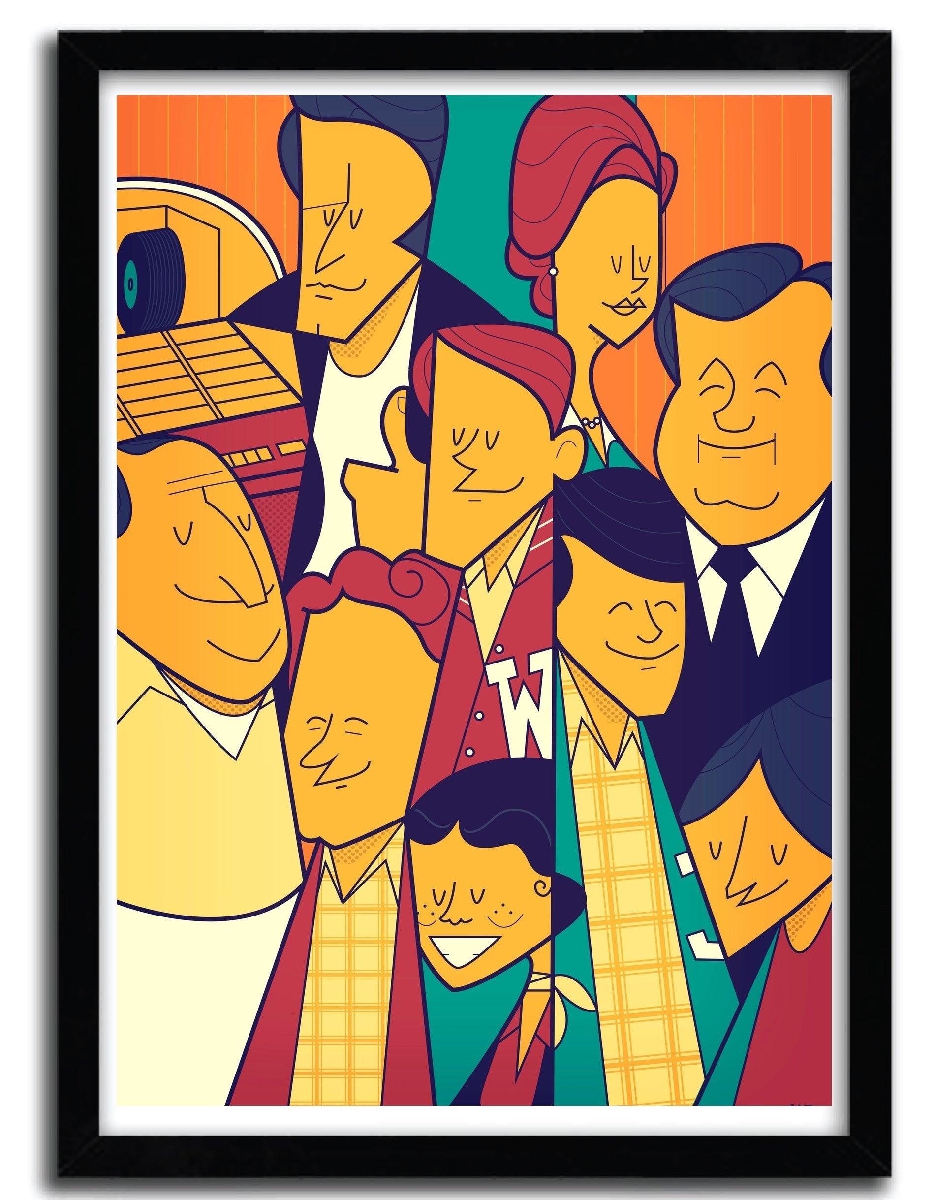 Affiche HAPPY DAYS par Ale Giorgini ArtAndToys