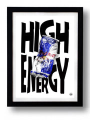 Affiche HIGH ENERGIE  par Rubiant ArtAndToys