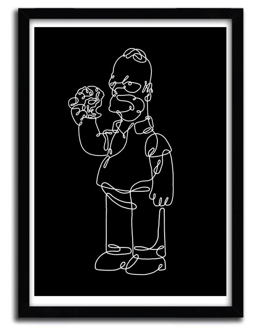 Affiche HOMER by MERUPA ArtAndToys