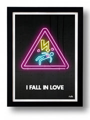 Affiche I FALL IN LOVE  by RUB ArtAndToys