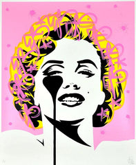 Affiche I dream of Marilyn - Pink Splash by PURE EVIL ArtAndToys