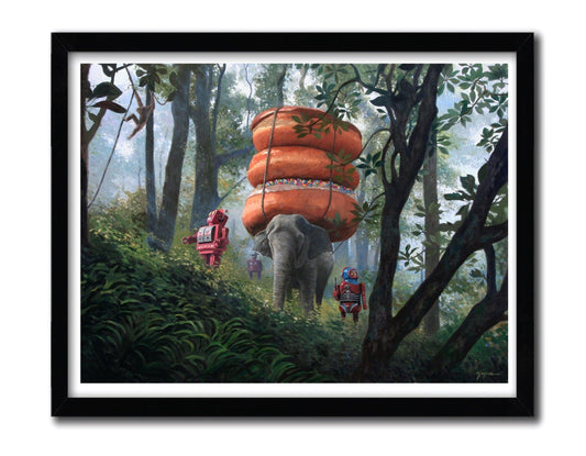 Affiche JUNGLE TREK par ERIC JOYNER ArtAndToys